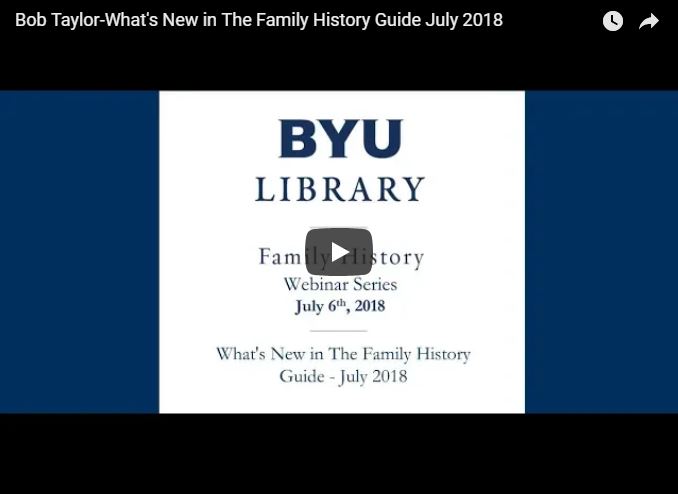 What’s New In The Family History Guide – July 2018 – The Family History ...