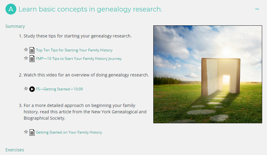 New Research Goal: Learn The Basics – The Family History Guide Blog